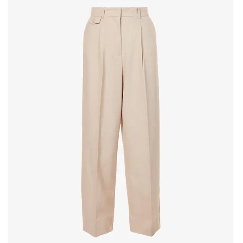 Samsoe Samsoe Saoirse Wide-Leg High-Rise Trousers